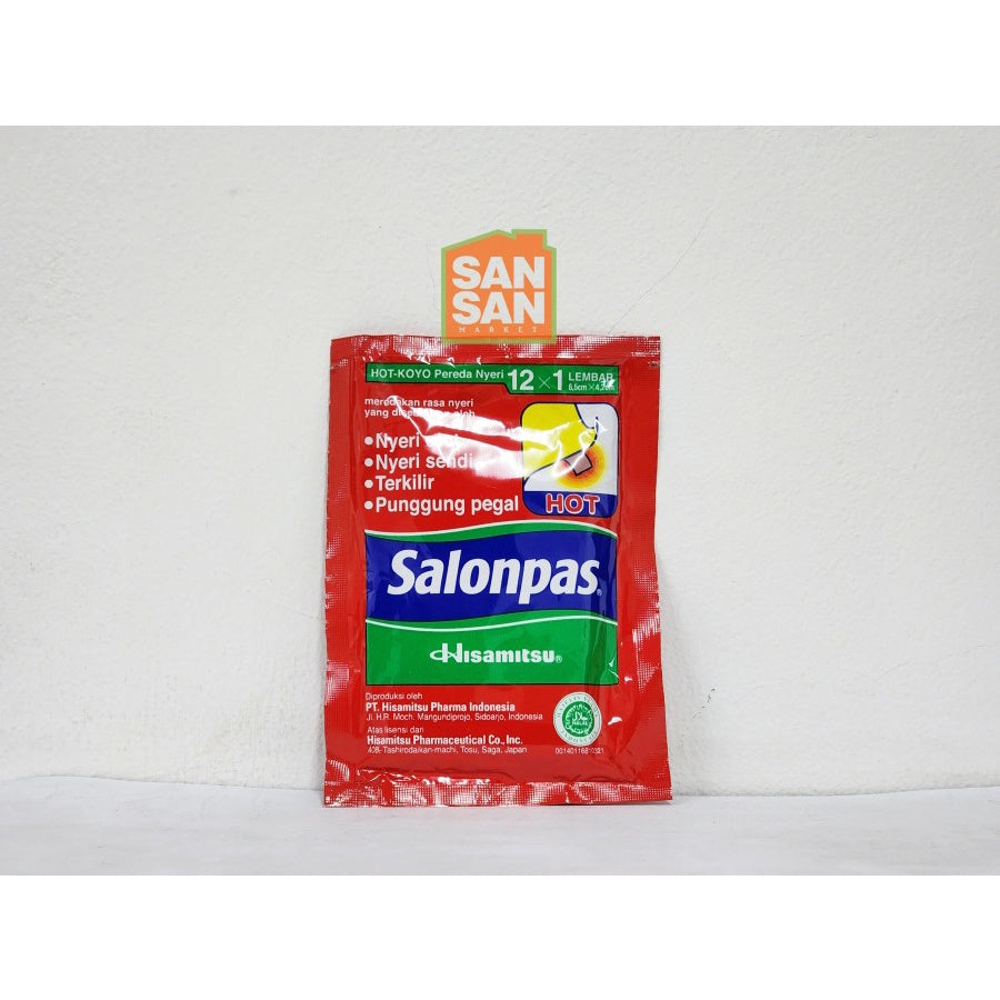 SALONPAS Koyo Pereda Nyeri Sachet isi 12 x 1 lembar