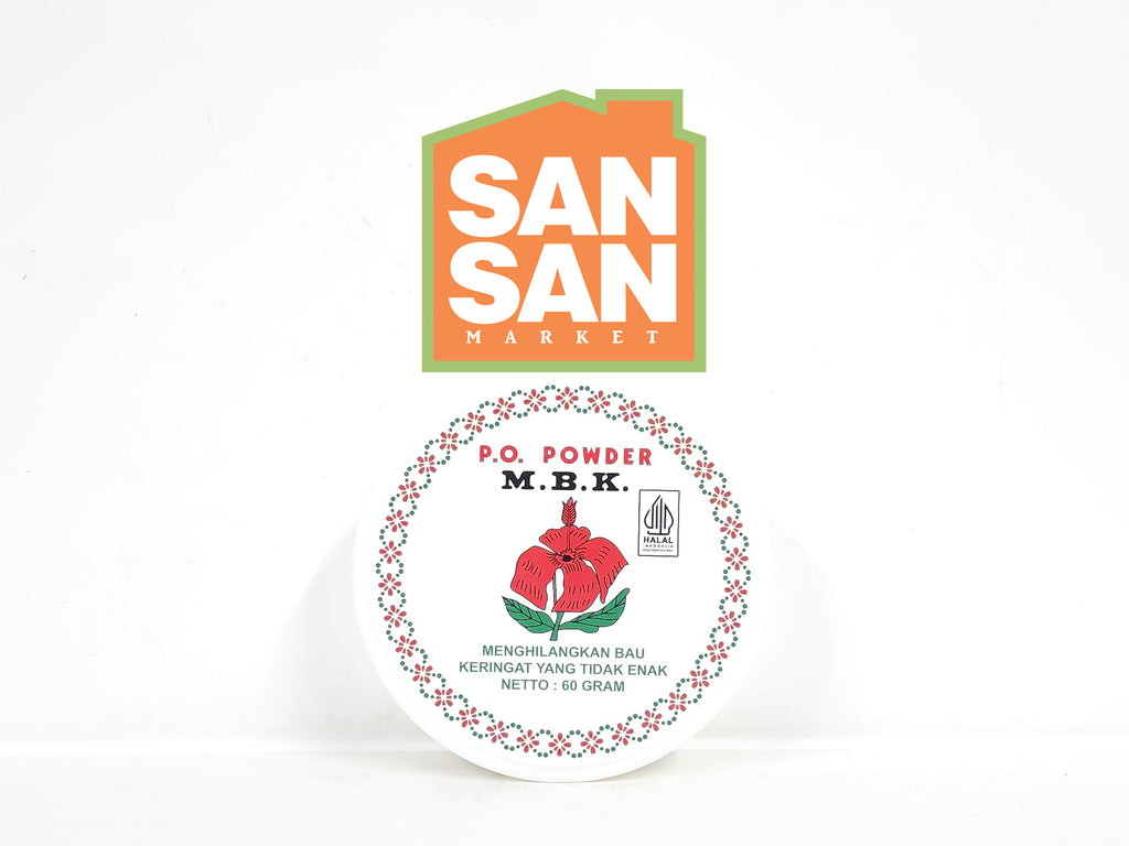 Bedak MBK Tin Tempat Bulat - penghilang bau badan ketiak