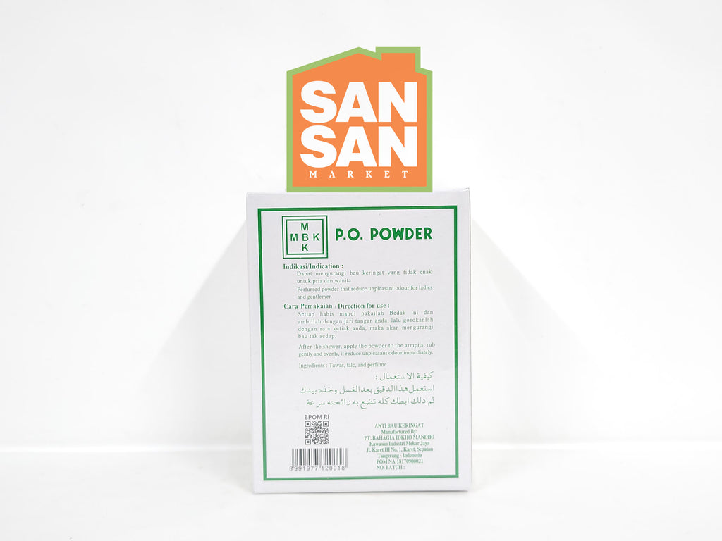 Bedak MBK isi 12 pcs - penghilang bau badan ketiak