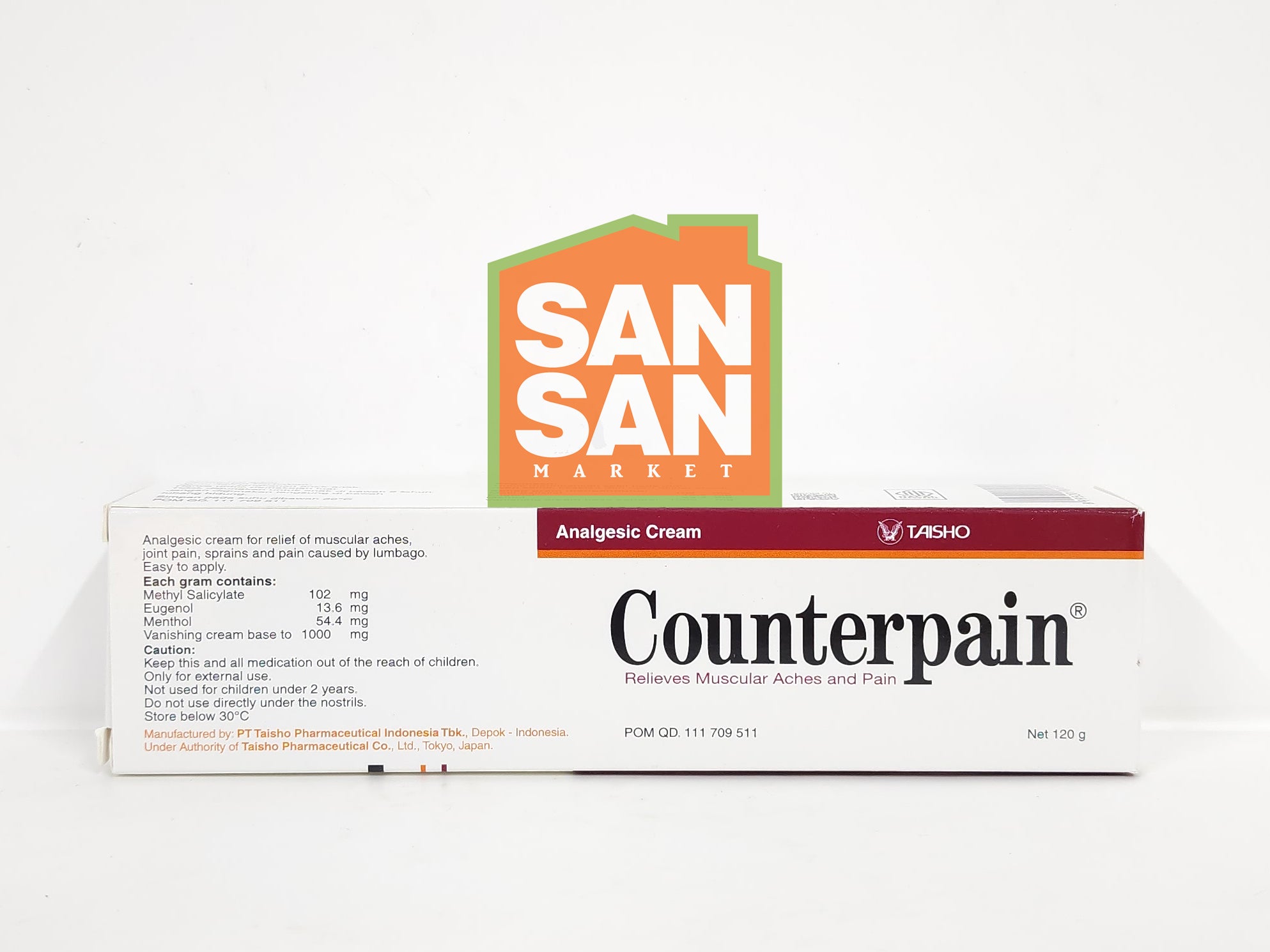 Counterpain Cream 120 Gr - krim cream analgesic pereda nyeri otot sendi
