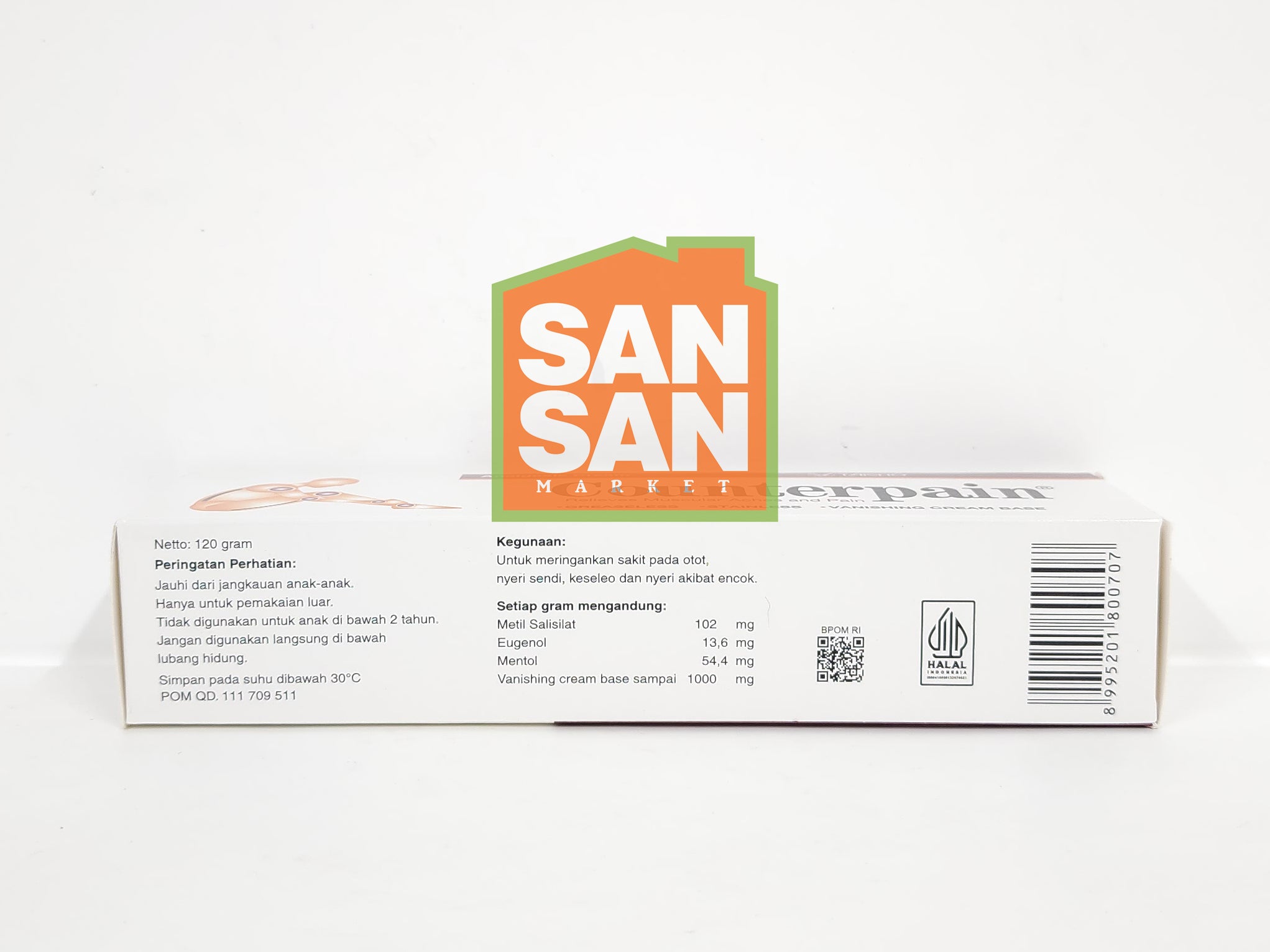 Counterpain Cream 120 Gr - krim cream analgesic pereda nyeri otot sendi