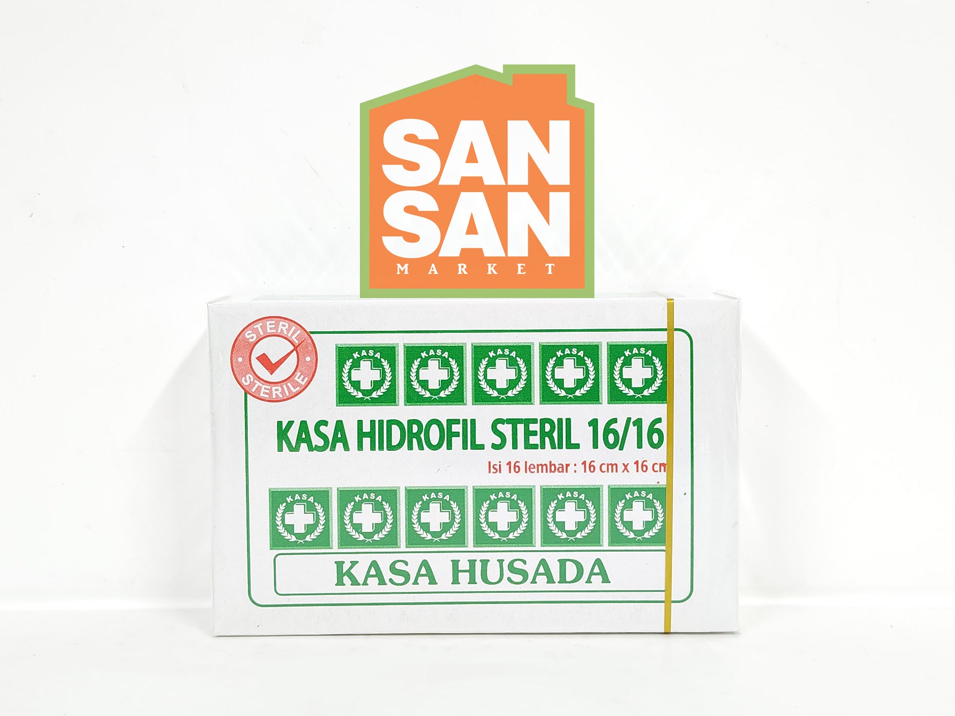Kasa Husada Hidrofil Steril 16/16 - kasa steril untuk penutup luka