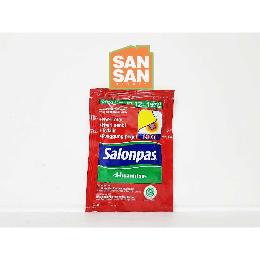 SALONPAS Koyo Pereda Nyeri Sachet isi 12 x 1 lembar