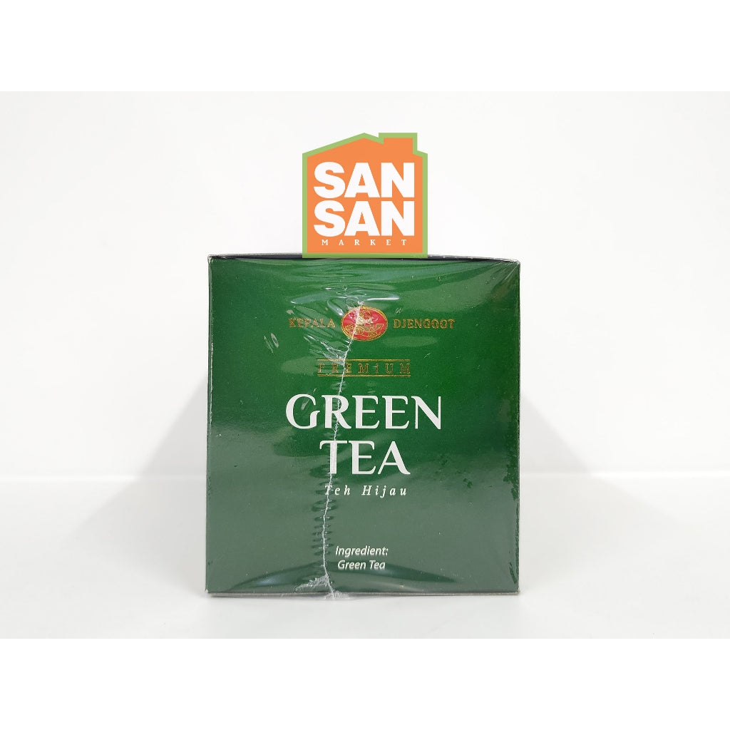 Cap Kepala Djenggot Jenggot Teh Hijau Green Tea Premium isi 25 Teh Diet