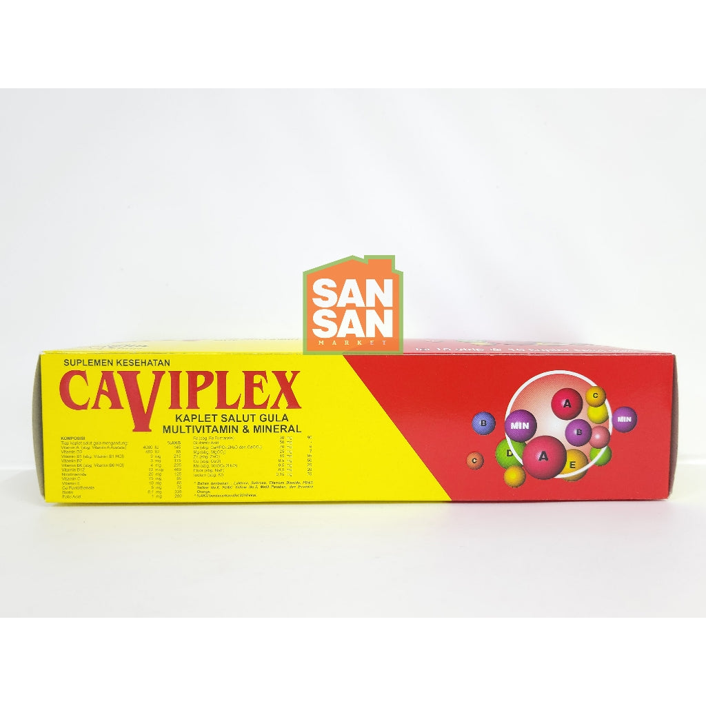 Caviplex Box isi 100 Tablet - suplemen multivitamin mineral