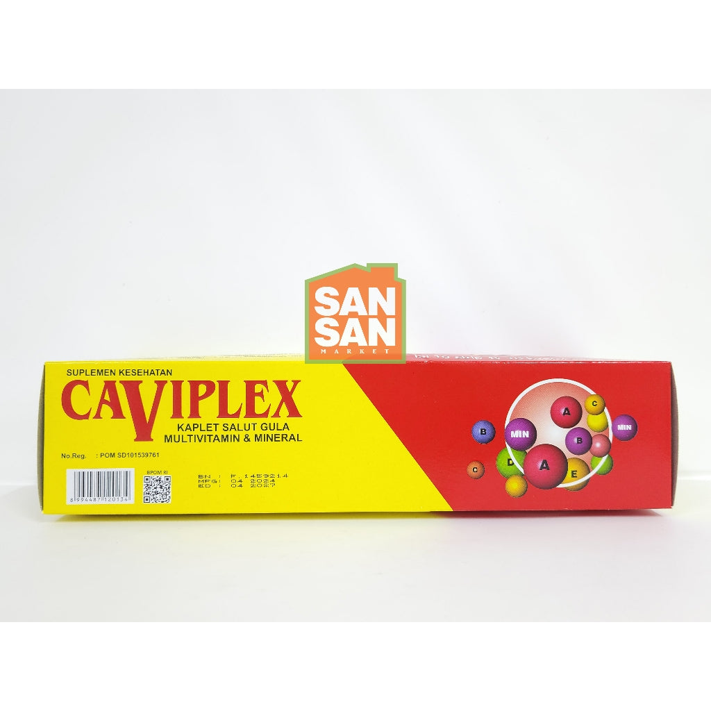 Caviplex Box isi 100 Tablet - suplemen multivitamin mineral