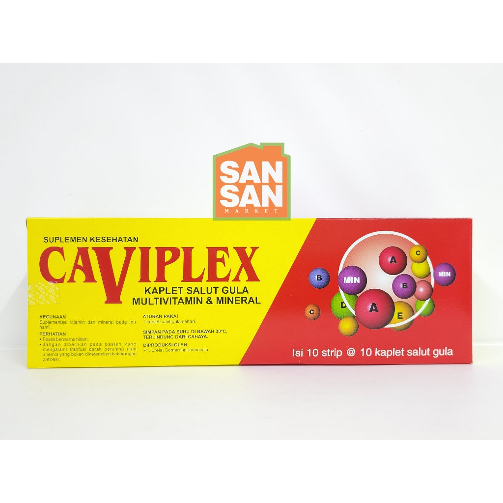 Caviplex Box isi 100 Tablet - suplemen multivitamin mineral