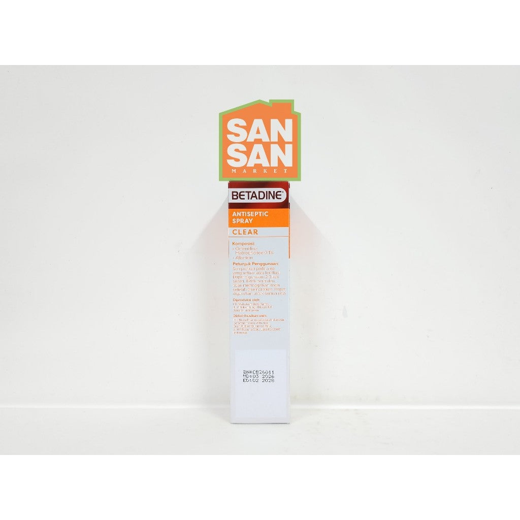 BETADINE Antiseptic Spray Clear 30 ml