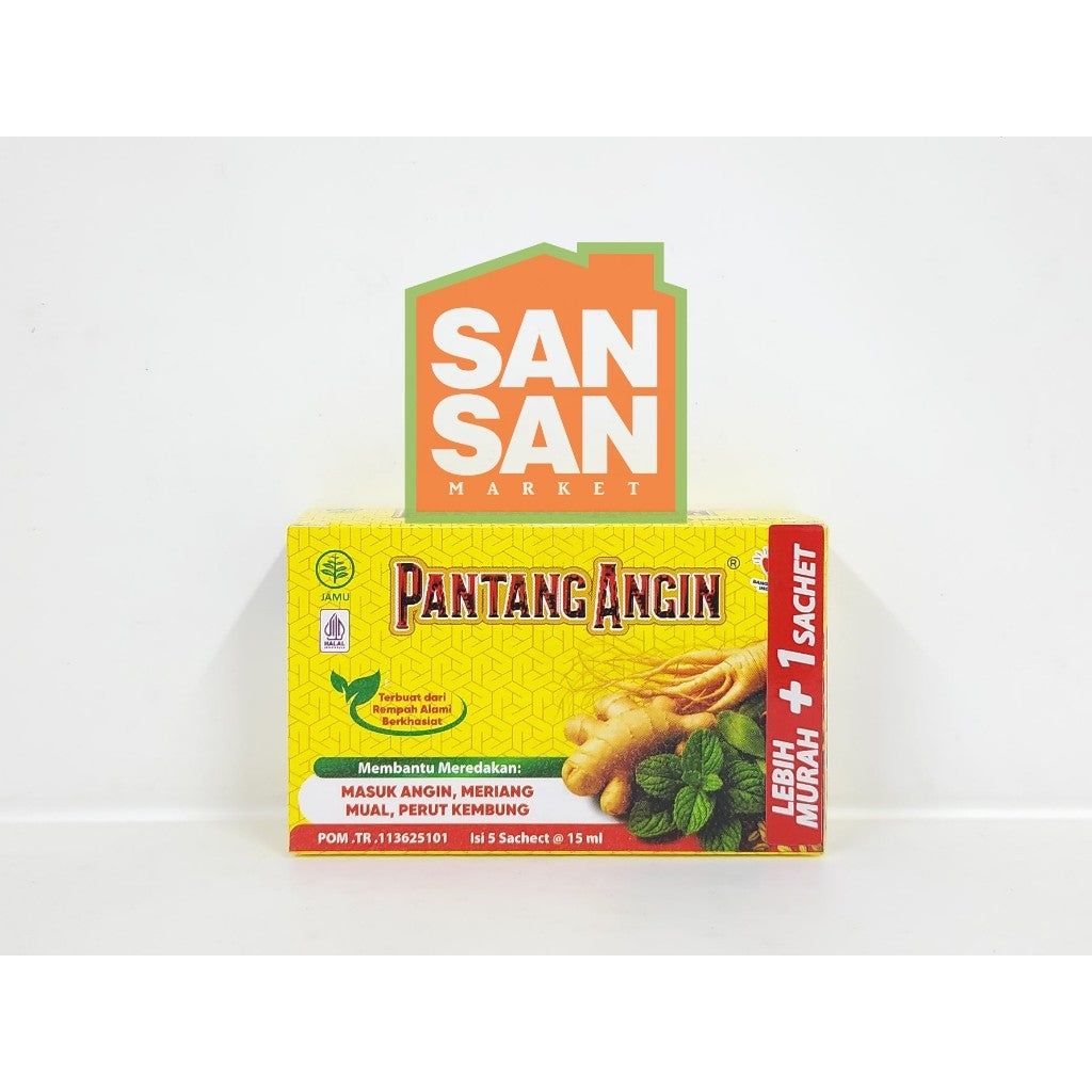 Pantang Angin Box isi 5 sachet - minuman herbal jahe mint