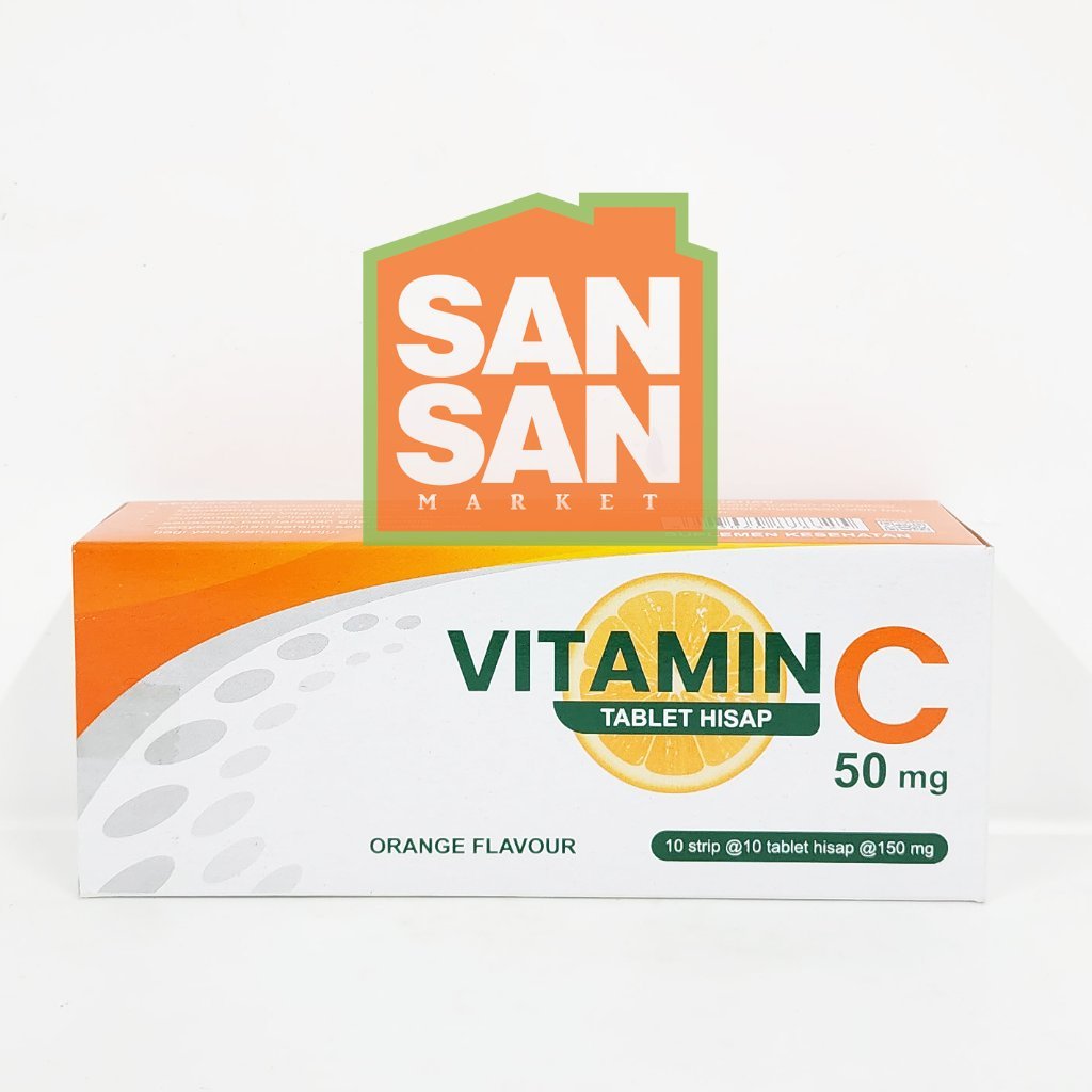Arto Pharma Tablet Hisap Vitamin C 50 mg Box isi 100