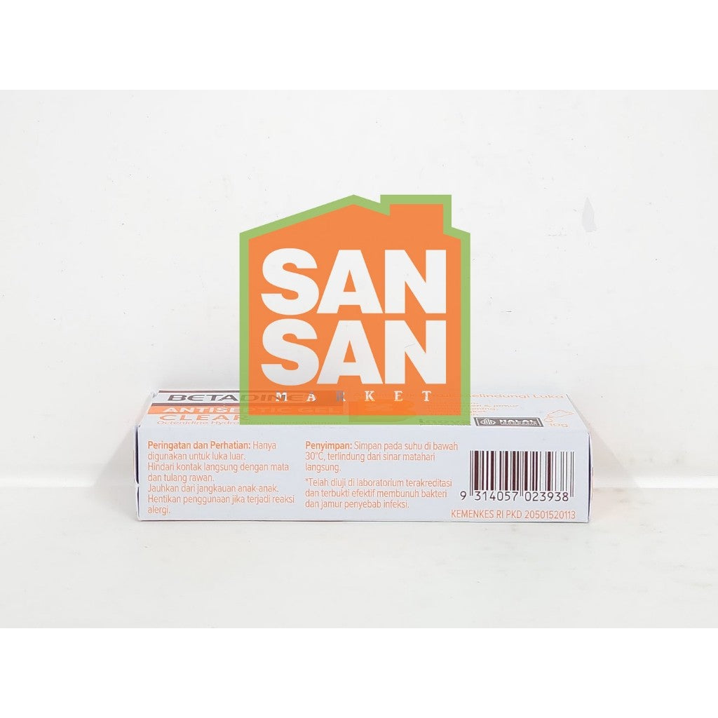 BETADINE Antiseptic Gel Clear 10 gr