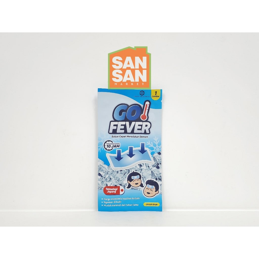 Go Fever Anak isi 1 lembar - plester kompres demam