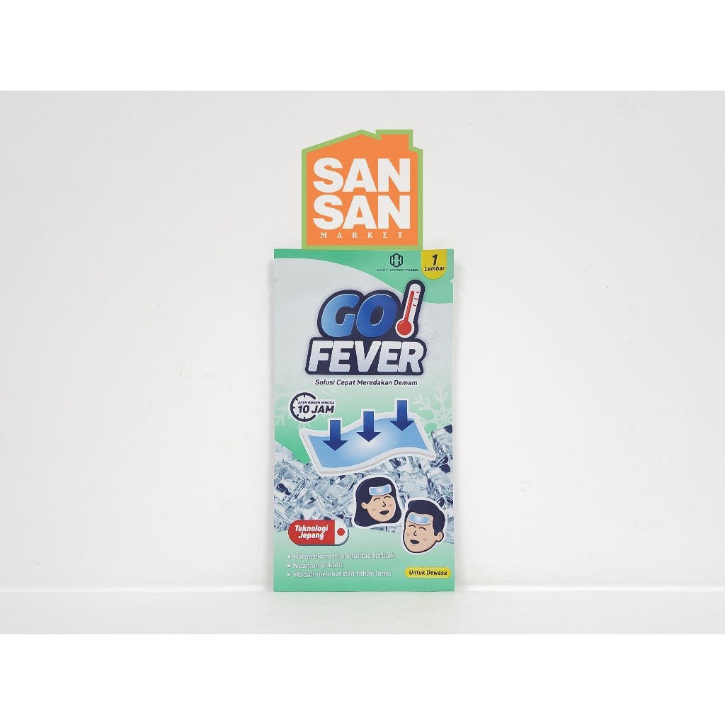 Go Fever Dewasa isi 1 lembar - plester kompres demam