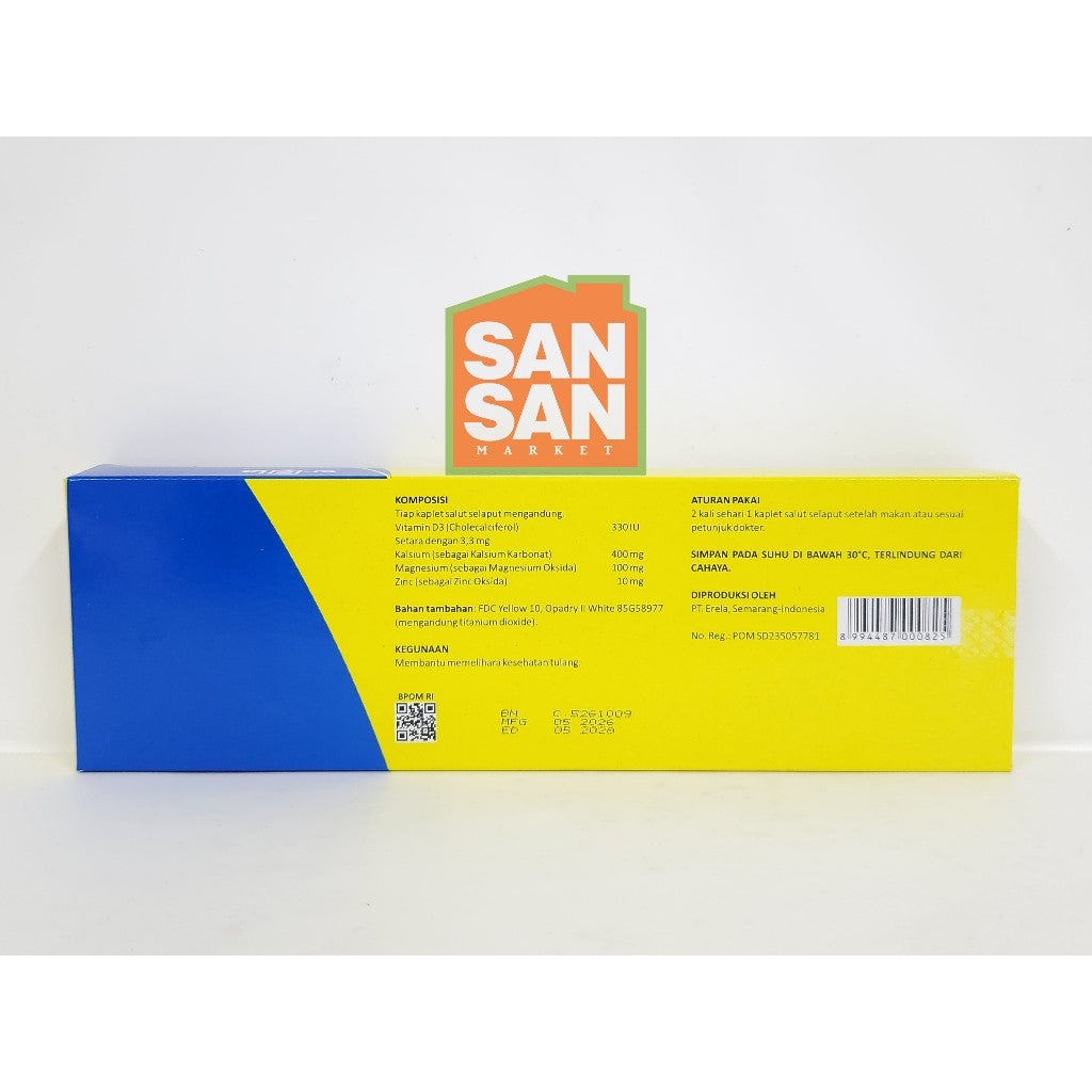 Caviplex Bone Box isi 30 Tablet - suplemen Kesehatan tulang