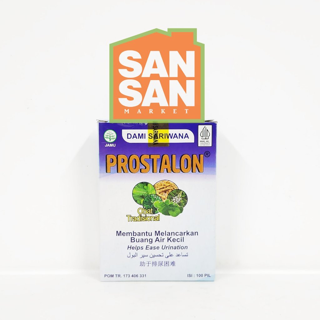 Prostalon isi 100 Pil - jamu herbal membantu melancarkan buang air kecil Dami Sariwana