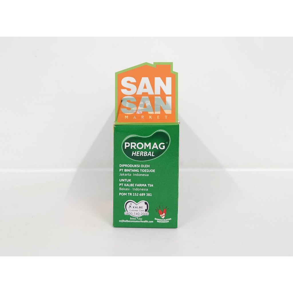 Promag Herbal Cair Box isi 6 sachet - obat herbal maag lambung