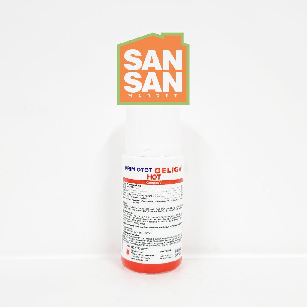 Cap Lang Krim Otot GELIGA HOT 55 gr