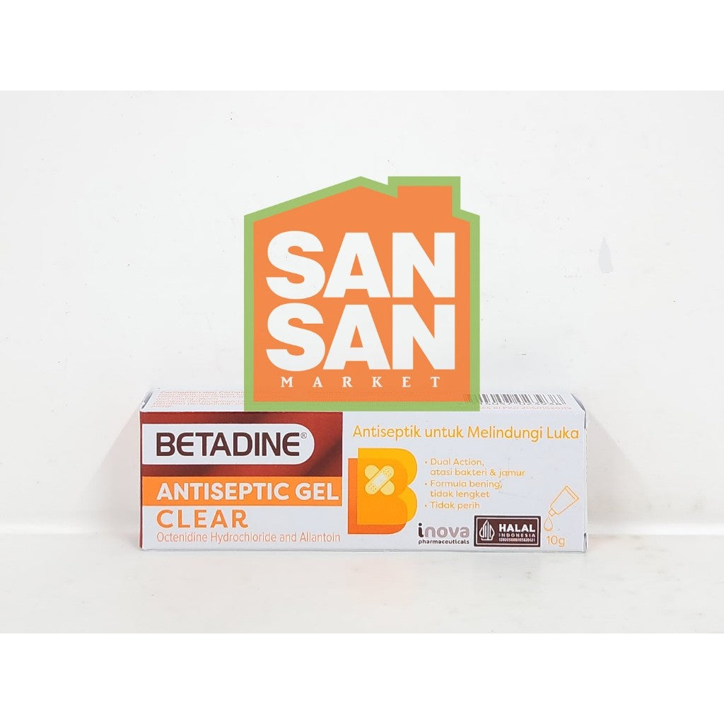 BETADINE Antiseptic Gel Clear 10 gr