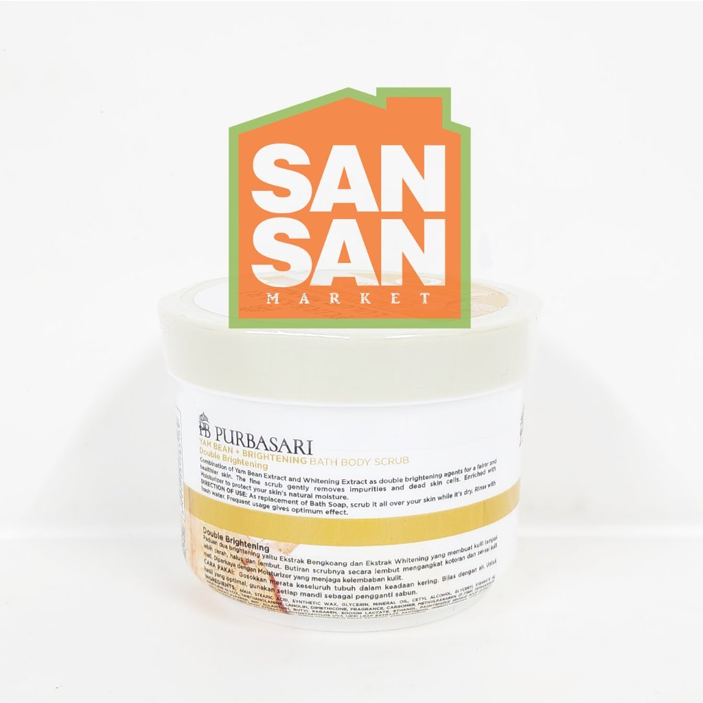 PURBASARI Lulur Mandi Body Scrub Bengkoang Brightening 100 gr