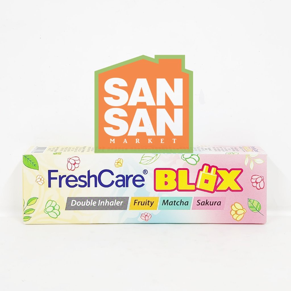 FreshCare BLOX - Double Inhaler Sakura, Matcha dan Fruity