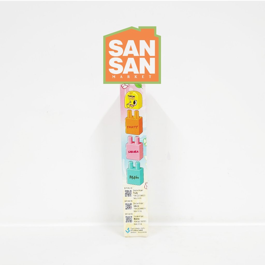 FreshCare BLOX - Double Inhaler Sakura, Matcha dan Fruity
