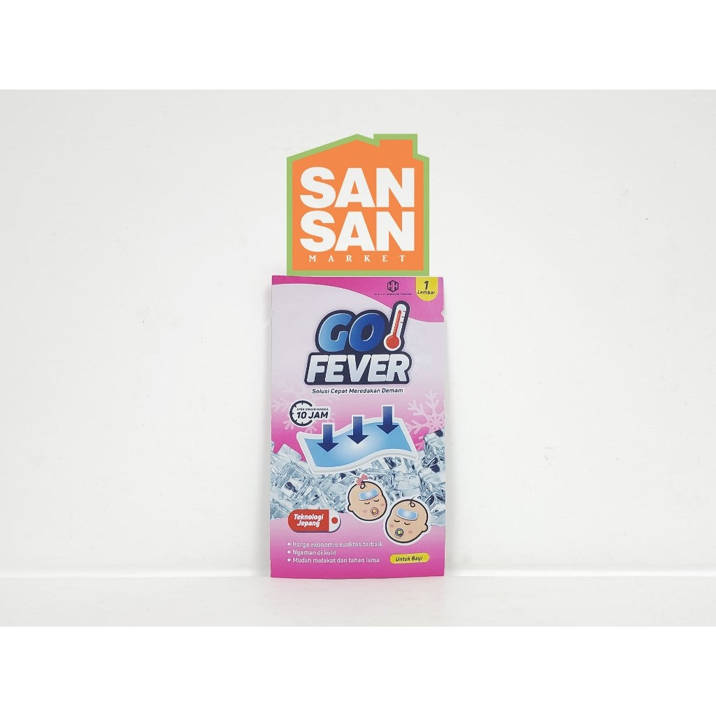 Go Fever Bayi isi 1 lembar - plester kompres demam sekali