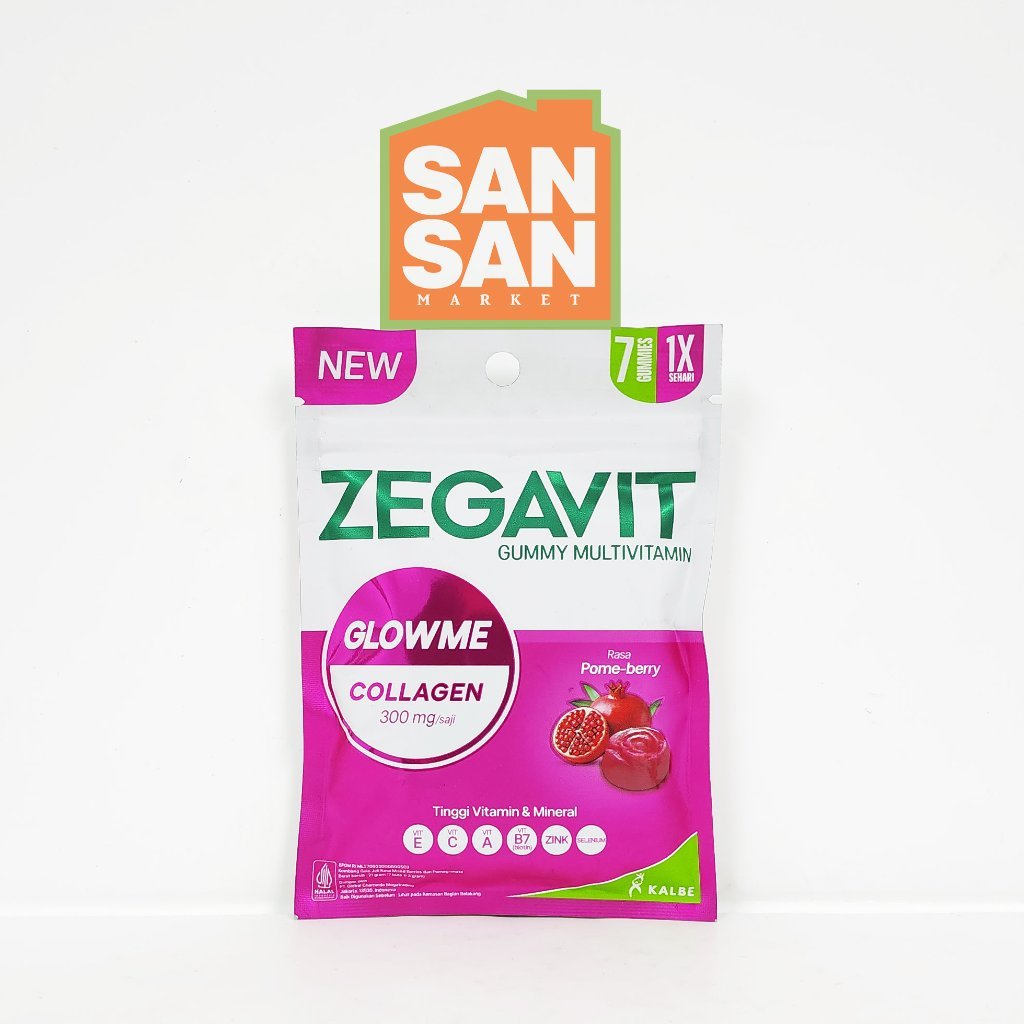 Zegavit GLOWME Collagen Gummy Multivitamin Sachet isi 7
