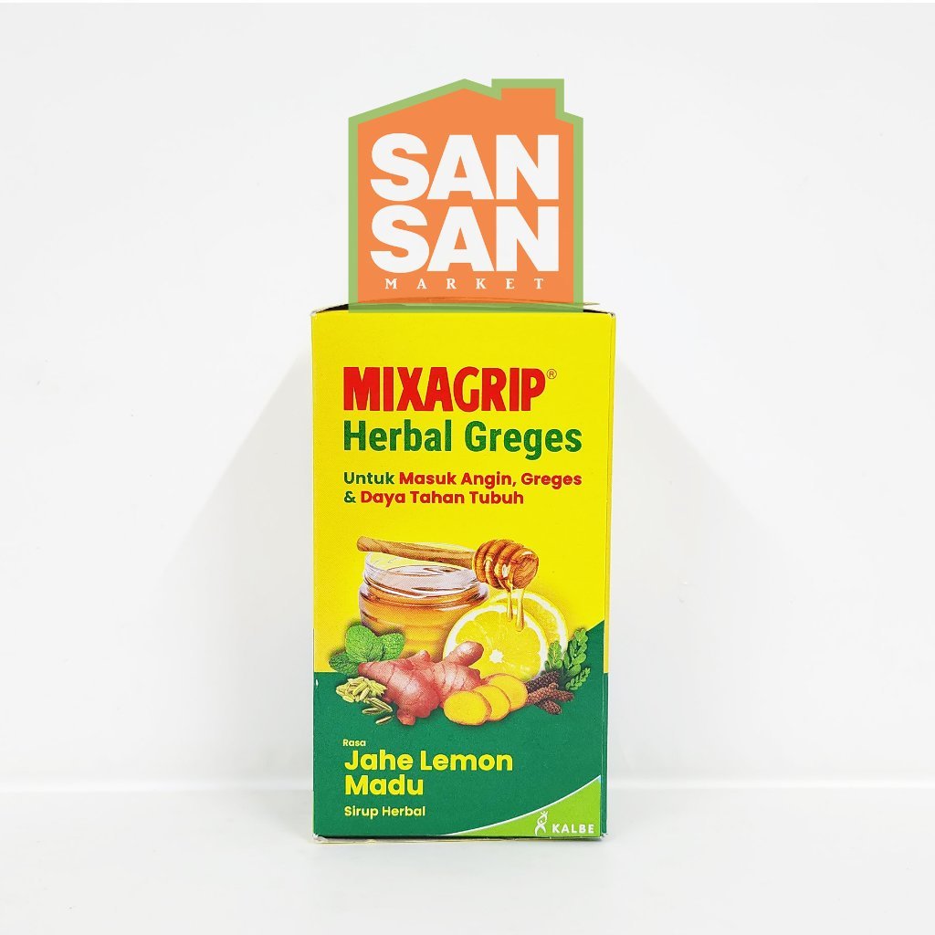 Mixagrip Herbal Greges Box isi 6 sachet - meredakan masuk angin