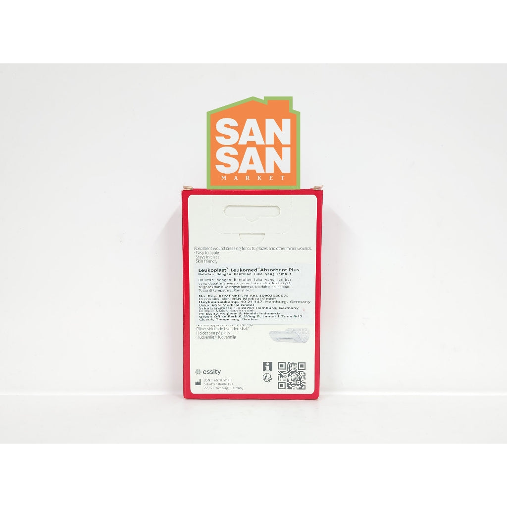 Leukoplast Leukomed Absorbent Plus 5 cm x 7,2 cm Box isi 5