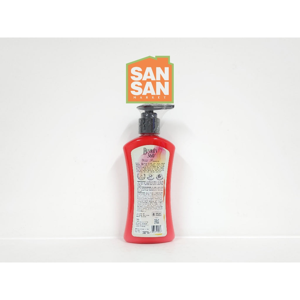 Beauty 360 Body Serum Wild Passion 200 ml - Body Serum Ceramide Glycerine Niacinamide Argan Oil