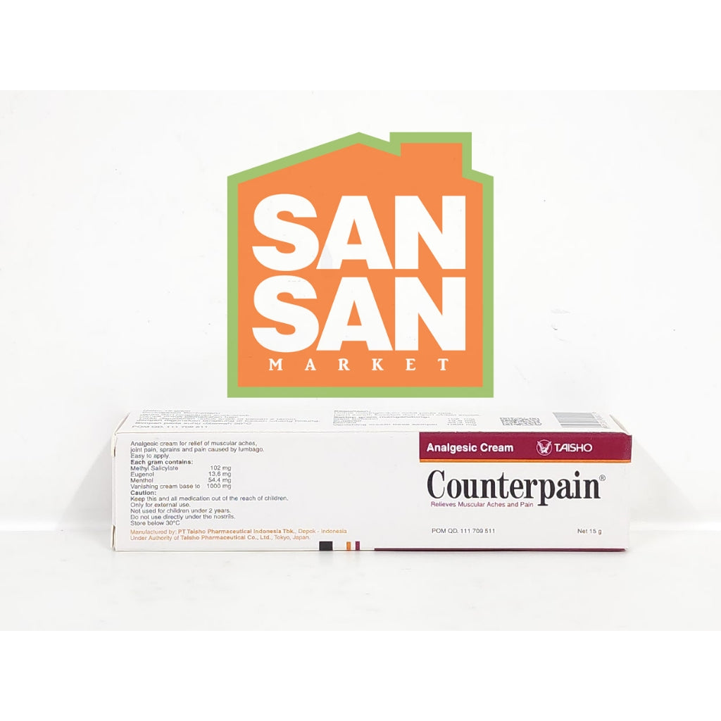Counterpain Cream 15 Gr - krim cream analgesic pereda nyeri otot sendi