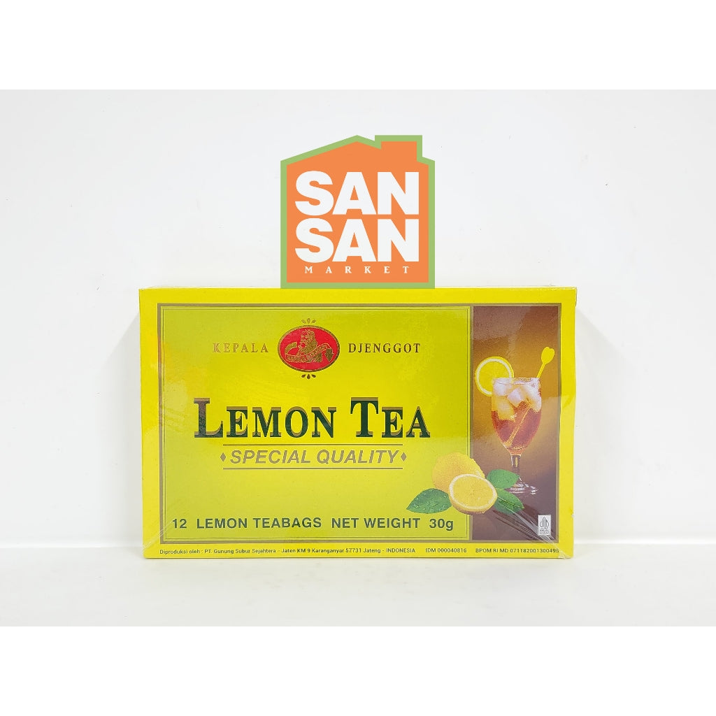 Cap Kepala Djenggot Jenggot Teh Lemon Tea 30 gr isi 12