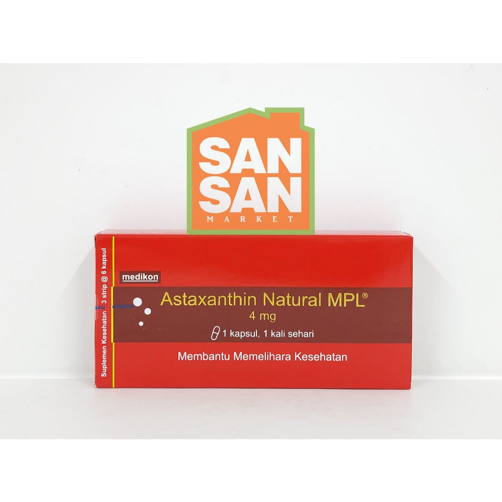 Medikon Astaxanthin Natural MPL 4 mg Box isi 18 Kapsul