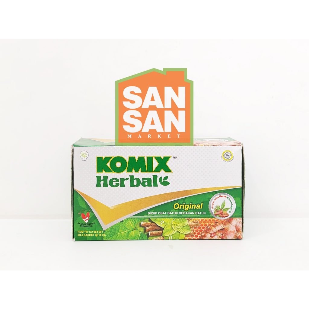 KOMIX Herbal Box ORIGINAL isi 6 sachet