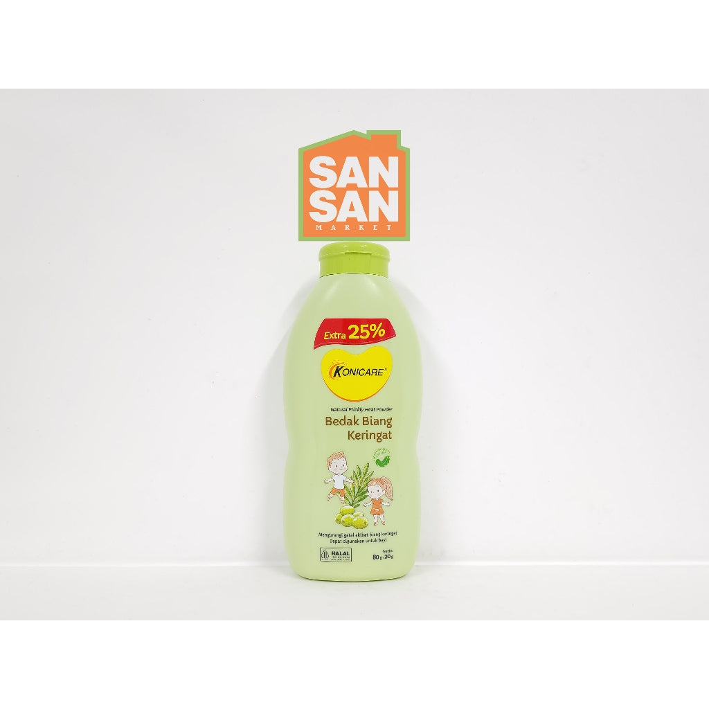 Konicare Natural Prickly Heat Powder Bedak Biang Keringat 80 gr - bedak bayi