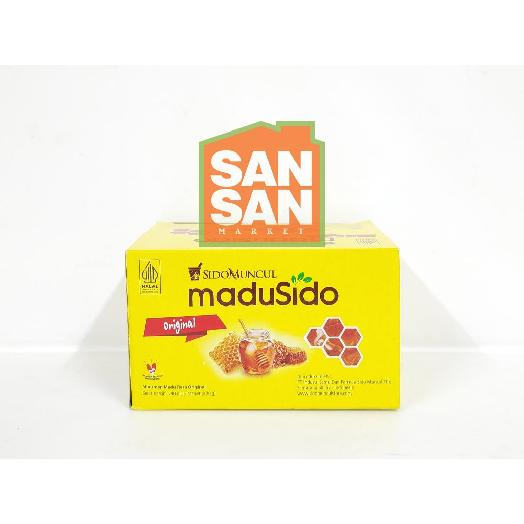 Sido Muncul Madu Sido Box Original isi 12 sachet