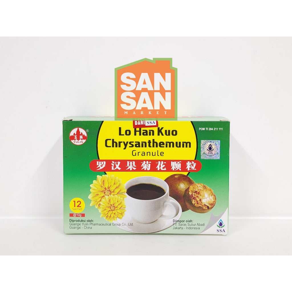 Lo Han Kuo Chrysanthemum Granule Yulin isi 12 - teh lohankuo krisantemum panas dalam