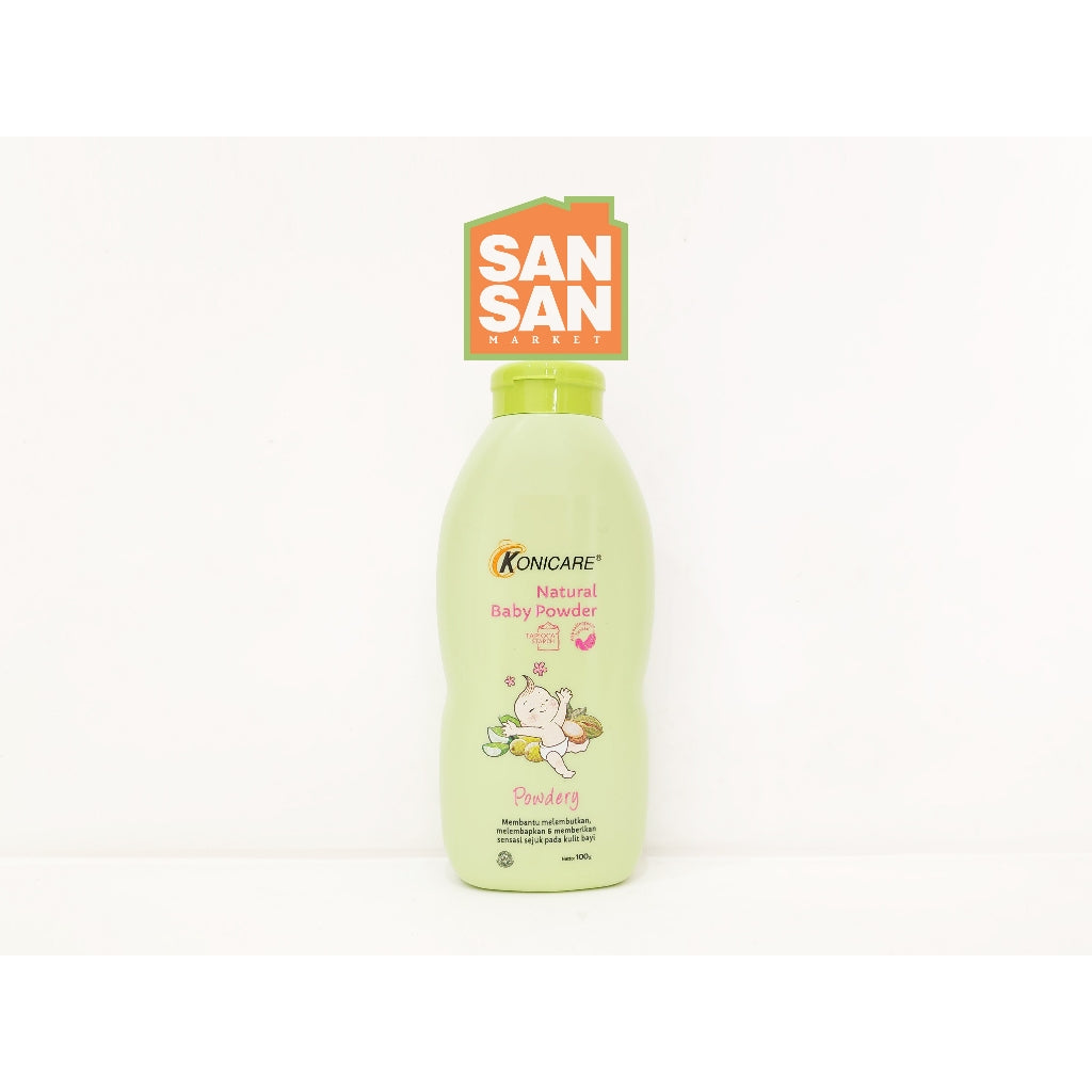 Konicare Natural Baby Powder Powdery 100 gr - bedak bayi