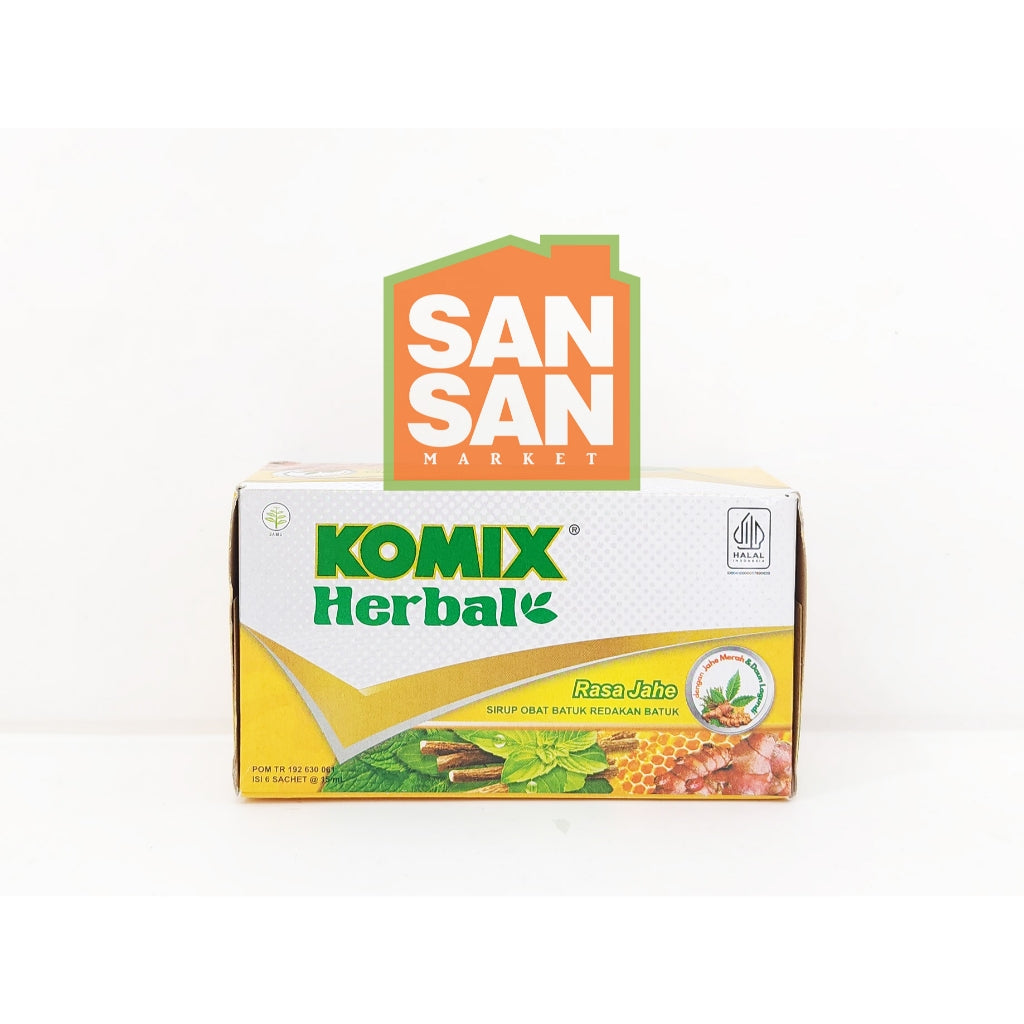 KOMIX Herbal Box JAHE isi 6 sachet
