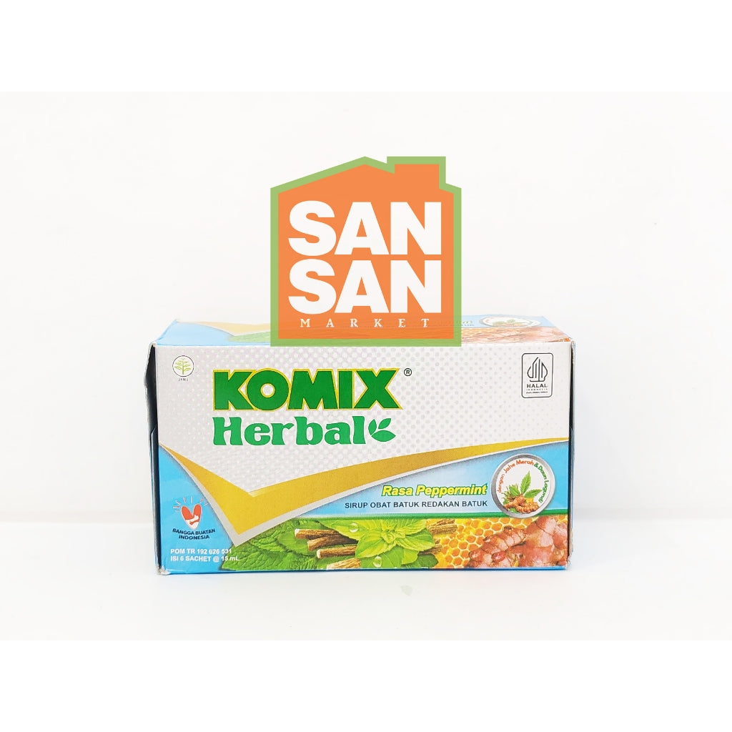 KOMIX Herbal Box PEPPERMINT isi 6 sachet