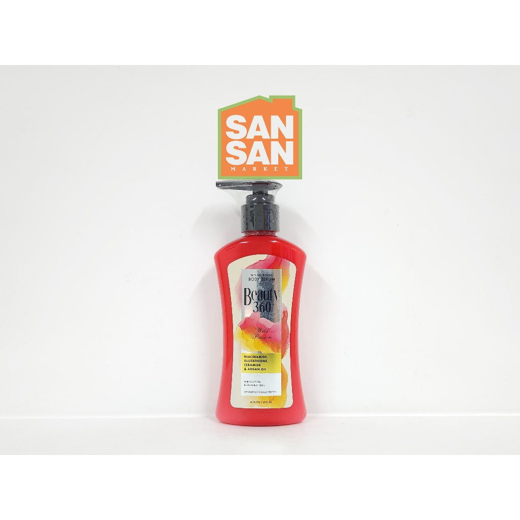 Beauty 360 Body Serum Wild Passion 200 ml - Body Serum Ceramide Glycerine Niacinamide Argan Oil