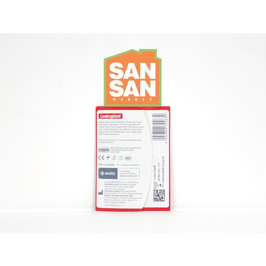 Leukoplast Elastic isi 6 mix - Plaster luka elastis, lentur dan rekat