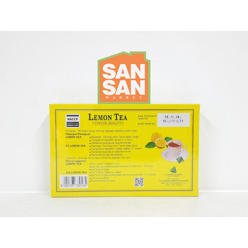 Cap Kepala Djenggot Jenggot Teh Lemon Tea 30 gr isi 12