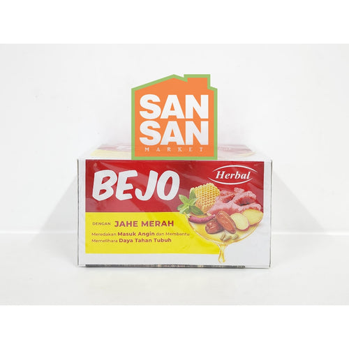 Bejo Jahe Merah Sachet Box isi 12 - meredakan masuk angin meriang mual