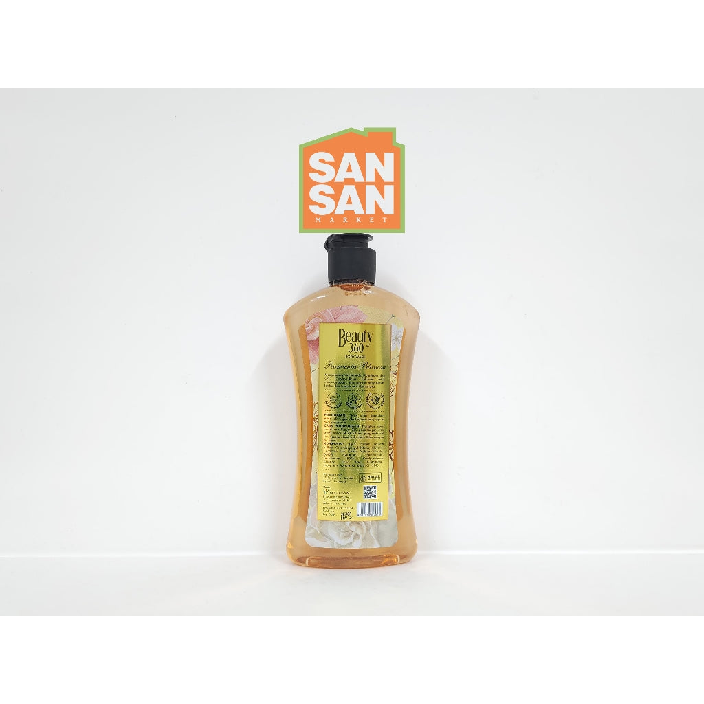 Beauty 360 Shower Gel Romantic Blossom 310 ml - Sabun Cair Mandi Niacinamide Glutathione