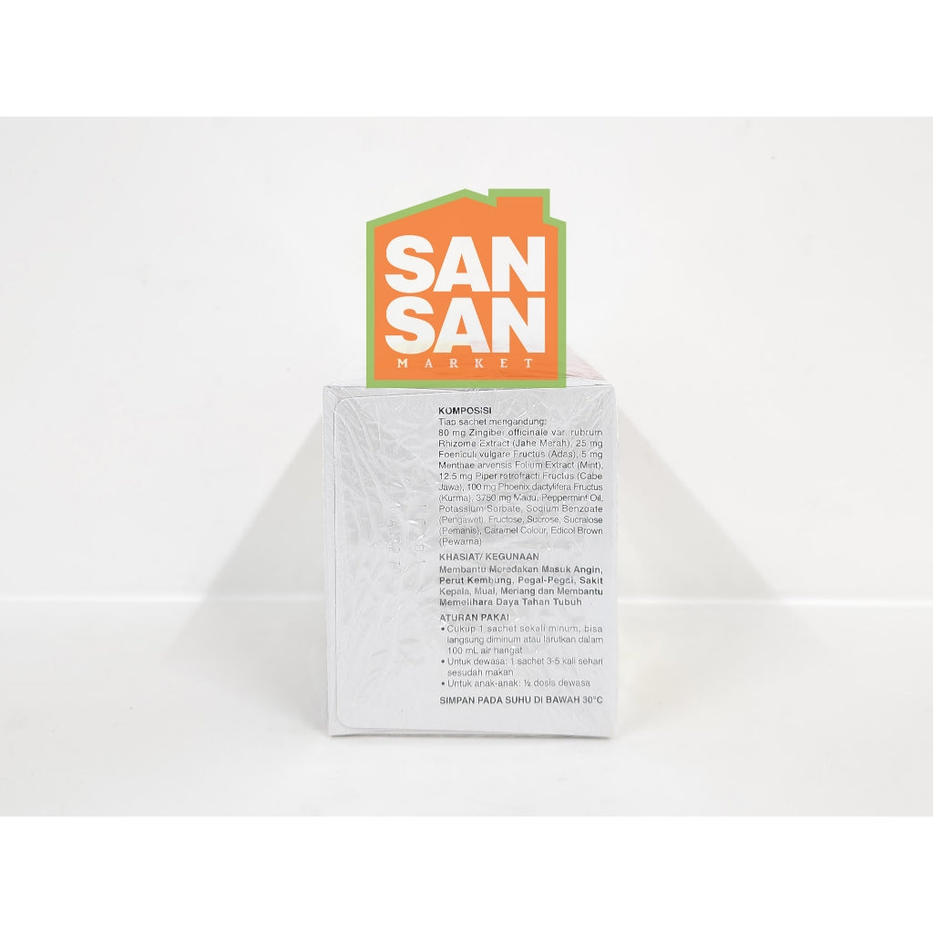 Bejo Jahe Merah Sachet Box isi 12 - meredakan masuk angin meriang mual