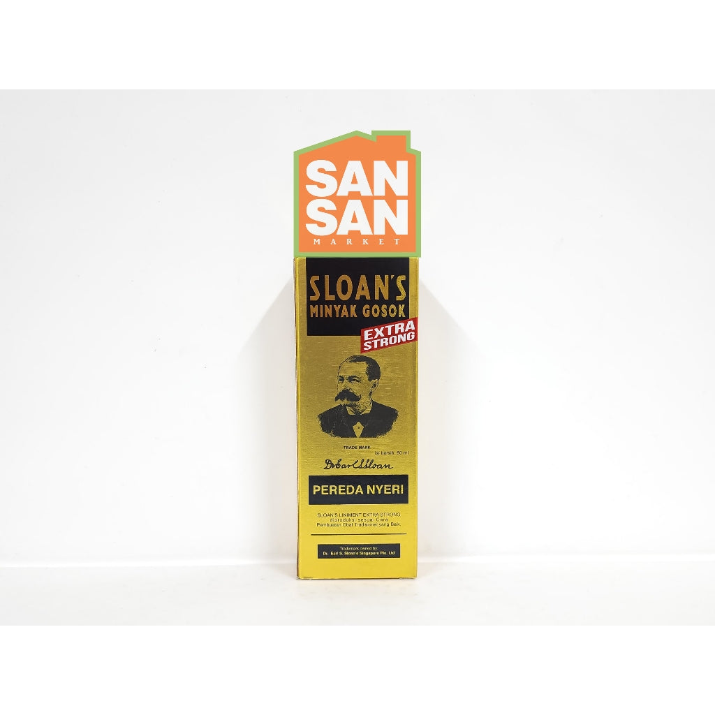 Cap Lang SLOAN'S Liniment Extra Strong Minyak Gosok 60 ml
