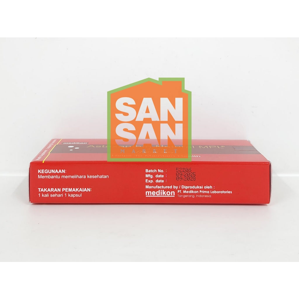 Medikon Astaxanthin Natural MPL 4 mg Box isi 18 Kapsul