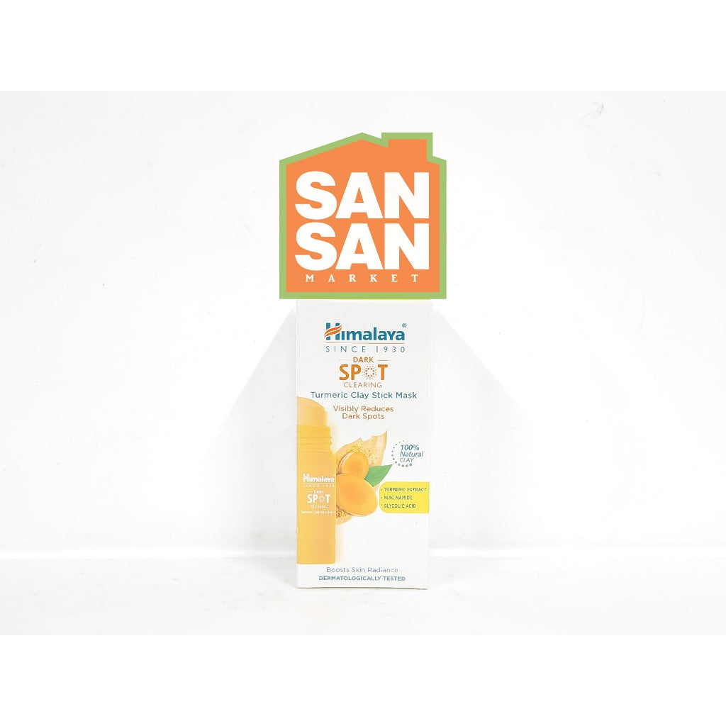 Himalaya Dark Spot Clearing Turmeric Clay Stick Mask 30 gr - masker wajah praktis untuk jerawat