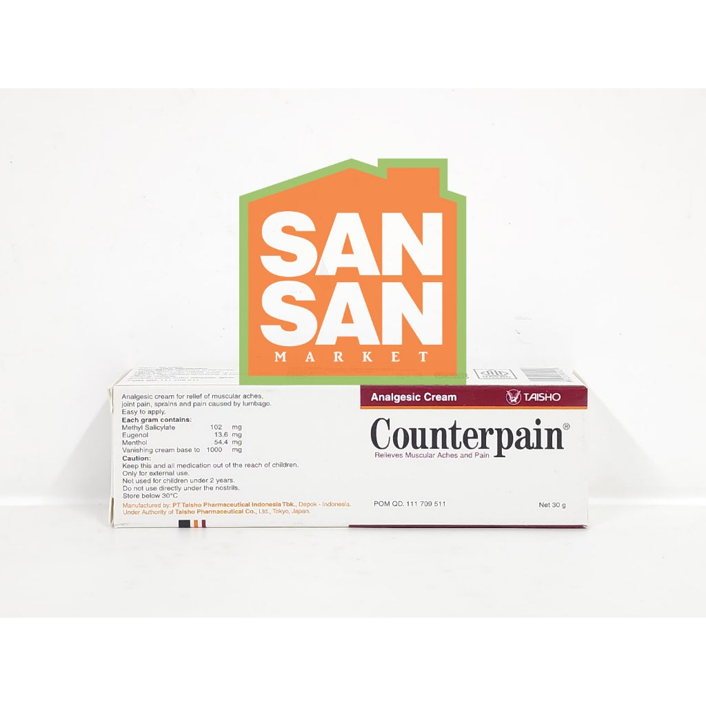 Counterpain Cream 30 Gr - krim cream analgesic pereda nyeri otot sendi